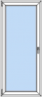 Jednokřídlé Balkonové Dveře SMART - Na míru